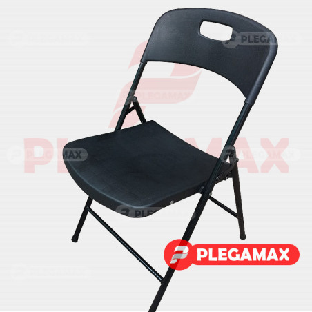 Silla plegable de plastico Jardin Polonia negro Silla plegable de plastico Jardin Polonia negro