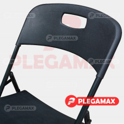  Silla plegable de plastico Jardin Polonia negro