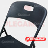  Silla plegable de plastico Jardin Polonia negro