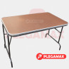 Mesa rectangular plegable 120x75 fibracel