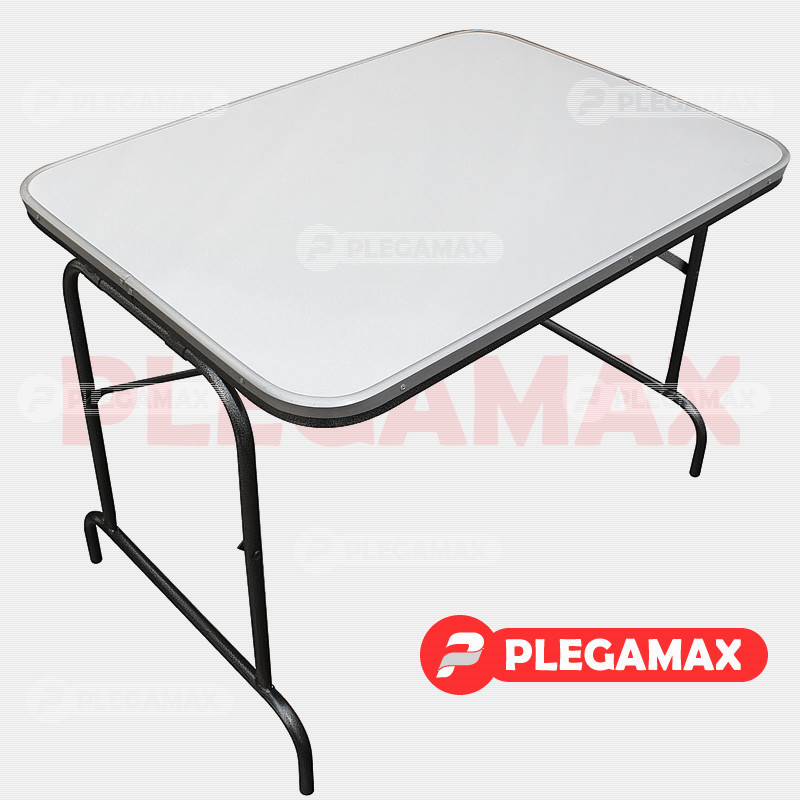 Mesa rectangular plegable 100x75 fibra de vidrio