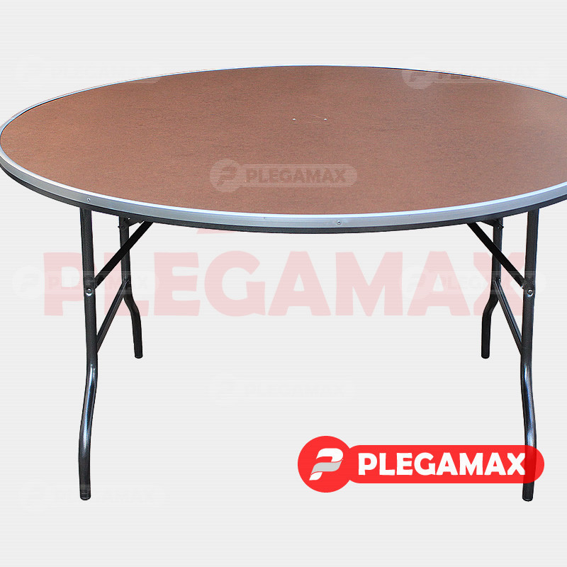 Mesa redonda plegable 150 fibracel