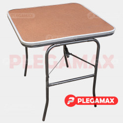 Mesa cuadrada plegable 75x75 fibracel