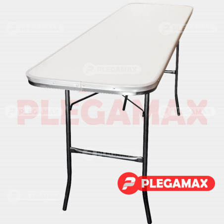 Mesa hotelera rectangular plegable 150x50 fibra de vidrio Mesa hotelera rectangular plegable 150x50 fibra de vidrio
