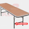 Mesa infantil rectangular plegable 180x50 fibracel