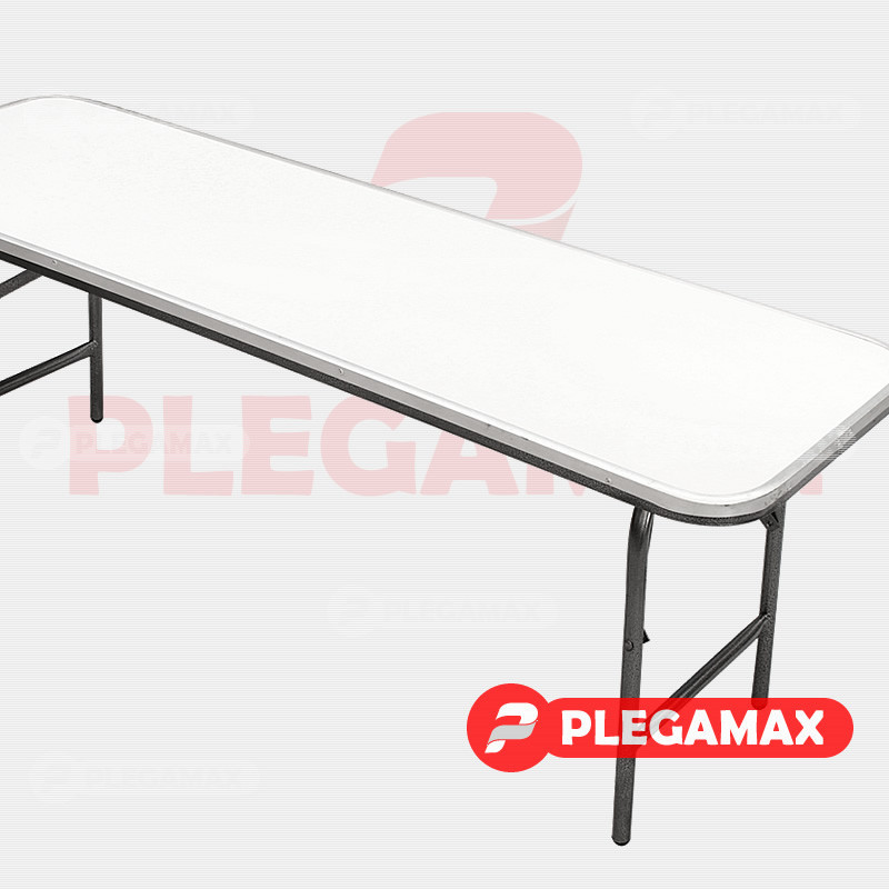 Mesa infantil rectangular plegable 150x50 fibra de vidrio