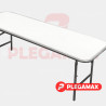 Mesa infantil rectangular plegable 150x50 fibra de vidrio