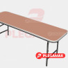 Mesa infantil rectangular plegable 150x50 fibracel
