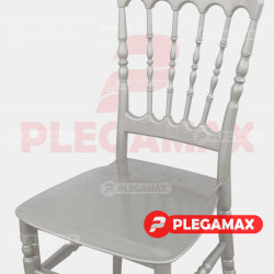  Silla Versalles de plastico plata