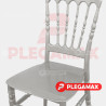  Silla Versalles de plastico plata