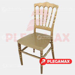 Silla Infantil Versalles de plastico dorado