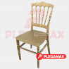 Silla Infantil Versalles de plastico dorado