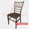 Silla Infantil Tiffany de plastico chocolate