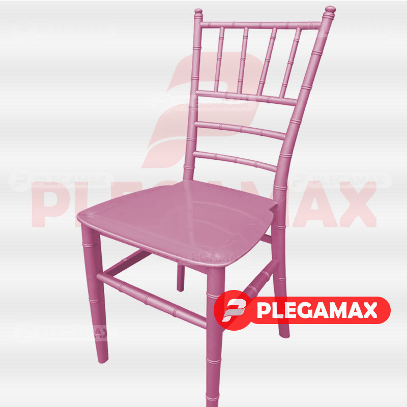 Silla Infantil Tiffany de plastico rosa