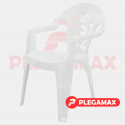 Silla infantil de plastico Numeros blanco