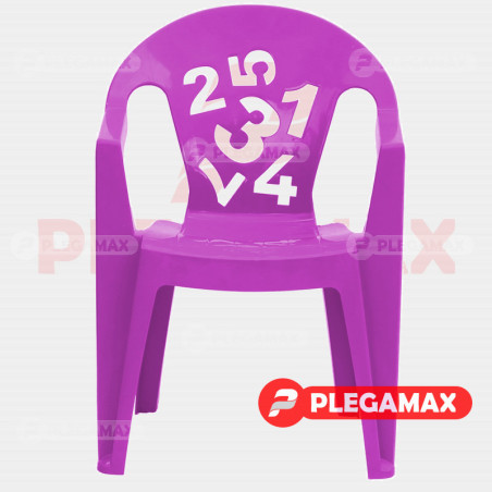 Silla infantil de plastico Numeros fiusha
