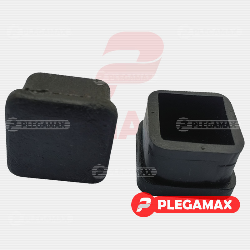 Regaton interno cuadrado 1 de plastico negro