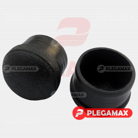 Regaton interno redondo 7/8 de plastico negro