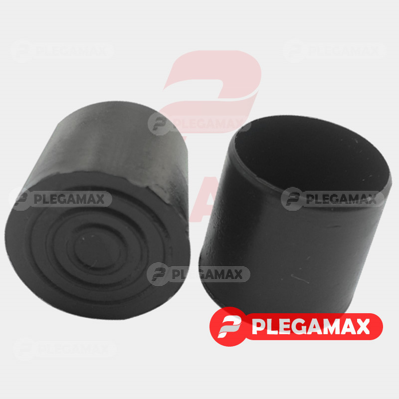 Regaton externo redondo 5/8 de plastico negro