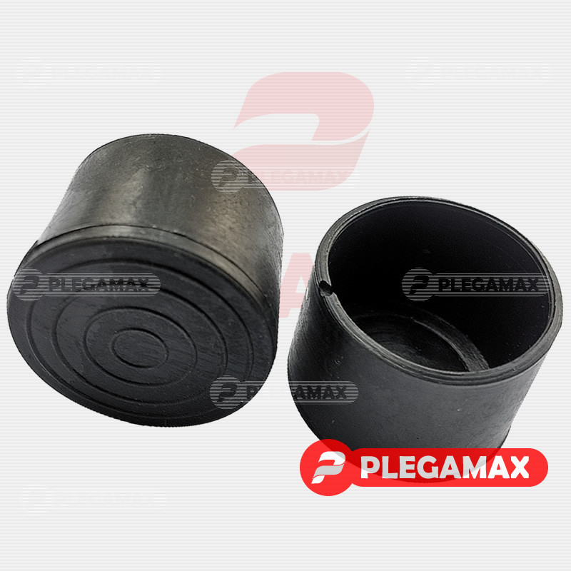 Regaton externo redondo 1 1/4 de plastico negro