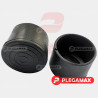 Regaton externo redondo 1 1/4 de plastico negro