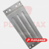 Corredera chica galvanizada para sillas plegables de plastico